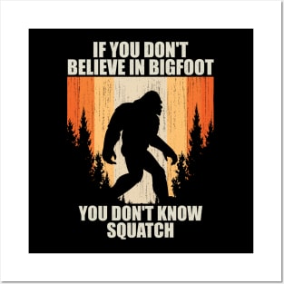 Funny Bigfoot Quote Posters and Art